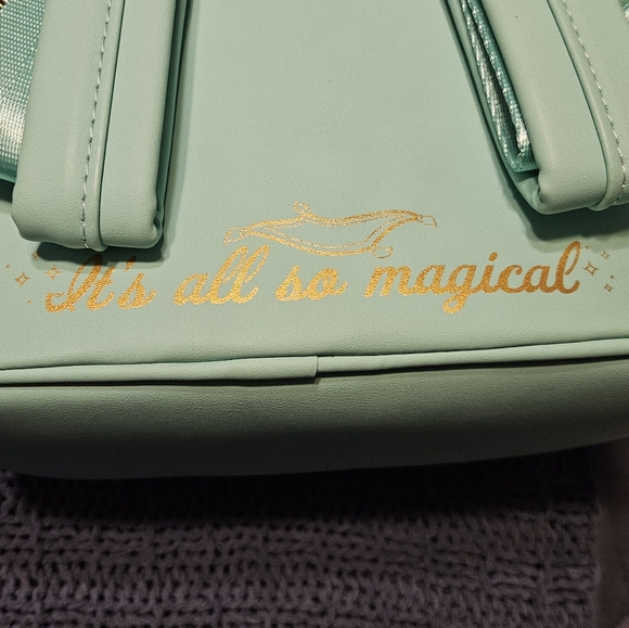 NWT Disney Loungefly Princess Jasmine sequin mini backpack - Picture 7 of 11